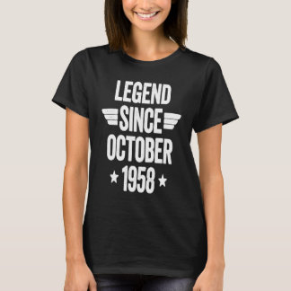T-shirt Legend Since October 1958  1