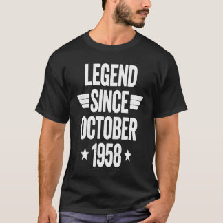 T-shirt Legend Since October 1958  1
