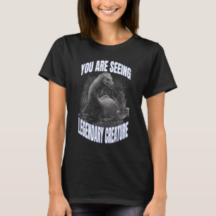 T-shirt Légendaire Créature Femmes Noires