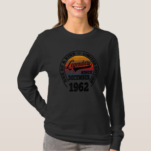 T-shirt Légendaire depuis décembre 1962 60e anniversaire