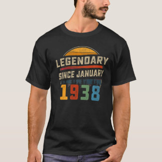 T-shirt Légendaire depuis janvier 1938 85e anniversaire 85