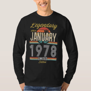 T-shirt Légendaire depuis janvier 1978 Vintage