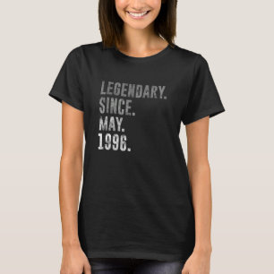 T-shirt Légendaire depuis mai 1996 26e anniversaire Vintag