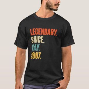 T-shirt Légendaire depuis mai 2007 15 ans 15e anniversaire