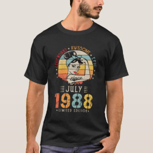 T-shirt Légendaire Épopée Awesome Depuis Juillet 1988 35E