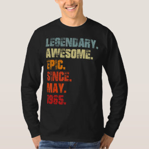 T-shirt Légendaire Épopée stupéfiante depuis mai 1965 Birt