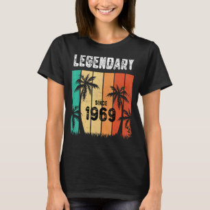 T-shirt Légendaire Hawaii 1969 53 Anniversaire D'Été Pour 