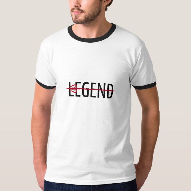 T-shirt légendaire « Legende » trident design (Devant)