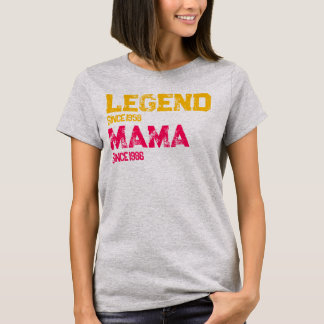 T-shirt Légendaire Maman Vintage Fête des Mères