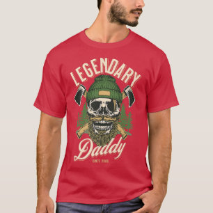 T-shirt Légendaire Papa depuis 2006 Meilleure Fête des pèr