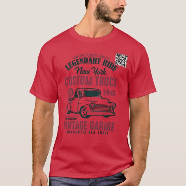 T-Shirt légendaire pour hommes de course (Devant)