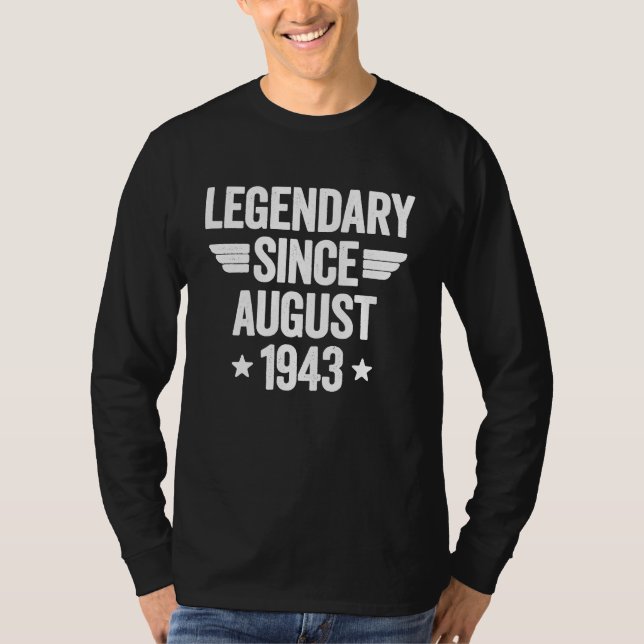 T-shirt Legendary Since August 1943  1 (Devant)
