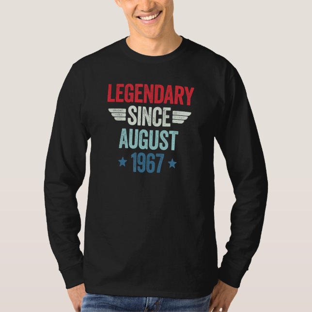 T-shirt Legendary Since August 1967_1 (Devant)