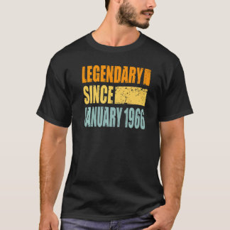 T-shirt Legendary Since January 1966 Premium