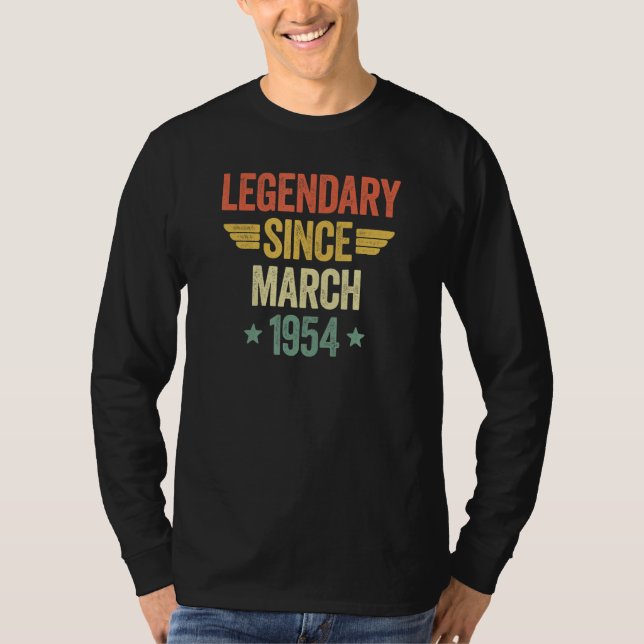 T-shirt Legendary Since March 1954 (Devant)