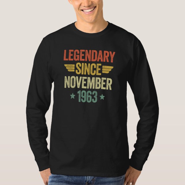 T-shirt Legendary Since November 1963 (Devant)