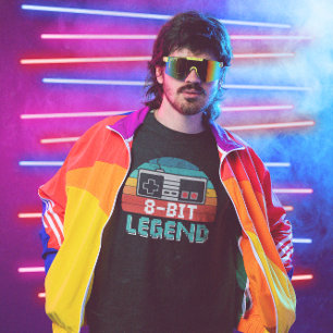 T-shirt Légende 8 bits - Jeu vidéo