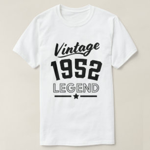 T-shirt Légende de 1952 vintage