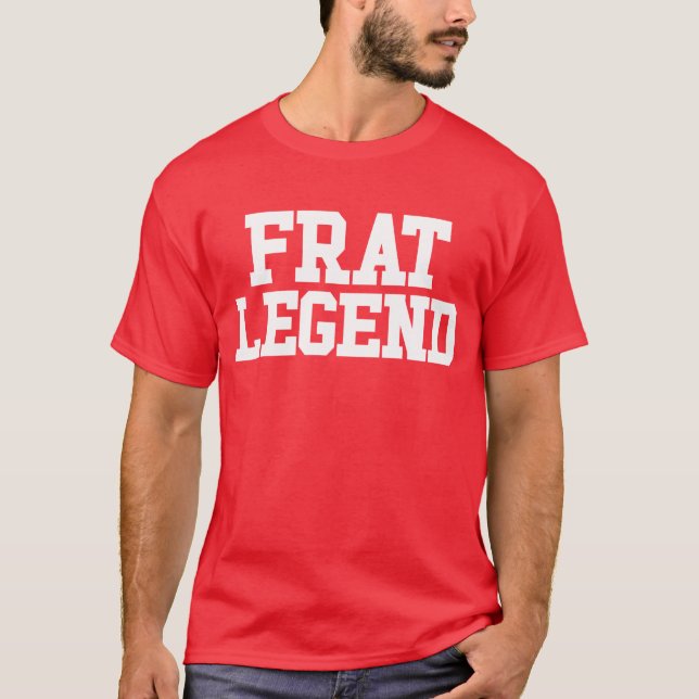 T-shirt Légende de fraternité drôle de fraternité masculin (Devant)