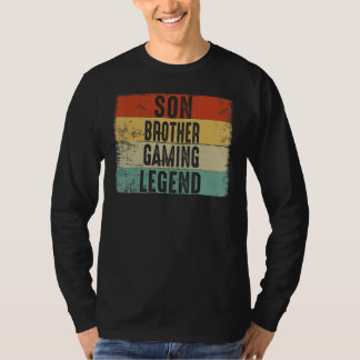 T-shirt Légende de jeu de frère de fils