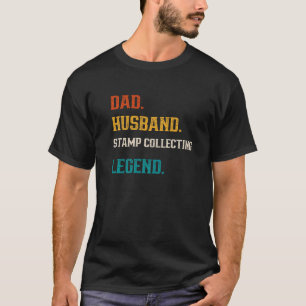 T-shirt Légende de la collection de timbres pour hommes Pa