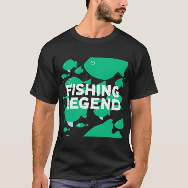T-shirt Légende de la pêche (Devant)