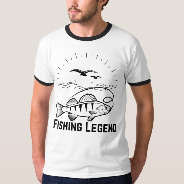 T-shirt Légende de la pêche (Devant)