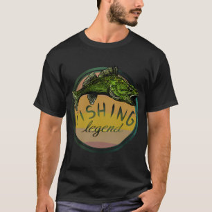 T-shirt Légende de la pêche au doré