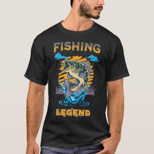 T-shirt Légende de la pêche mari papa
