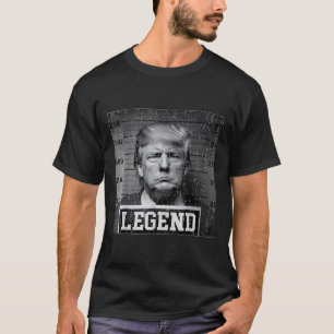 T-shirt Légende de la photo de Président Trump Républicain