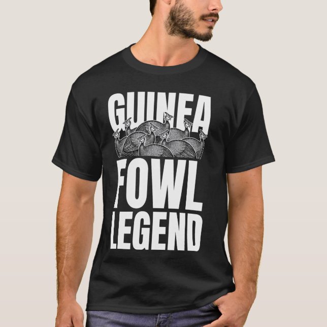 T-shirt Légende de la poule de Guinée (Devant)