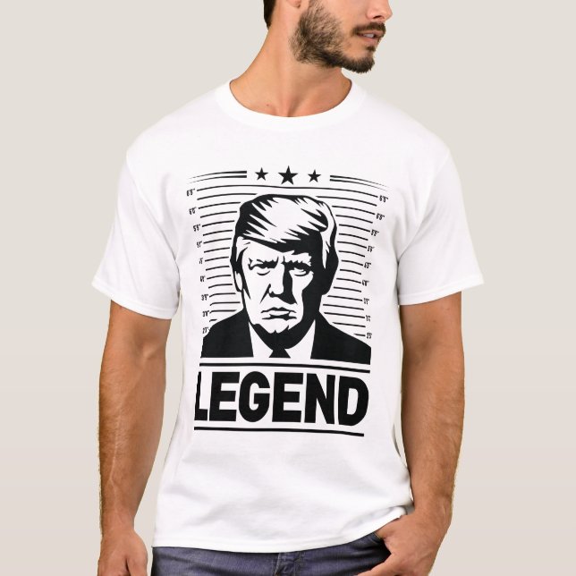 T-shirt Légende de l'élection Donald Trump 2024 à l'épreuv (Devant)