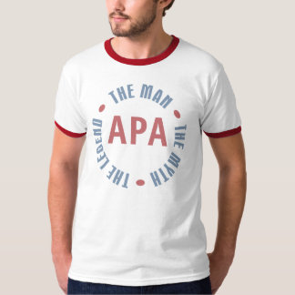 T-shirt Légende de mythe d'homme d'Apa personnalisable
