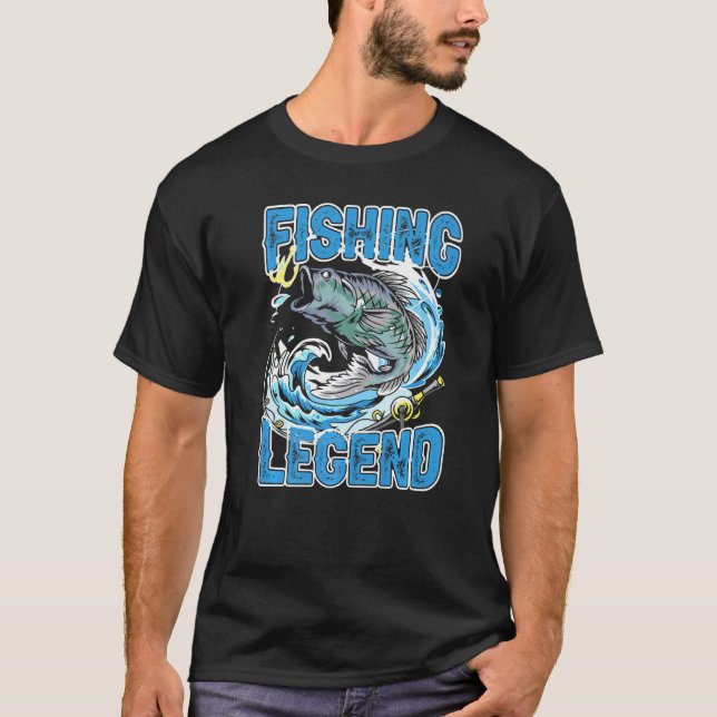 T-shirt Légende de pêche (Devant)