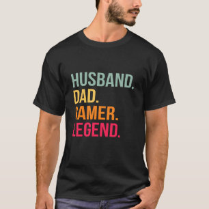 T-shirt Légende de père gamer et mari