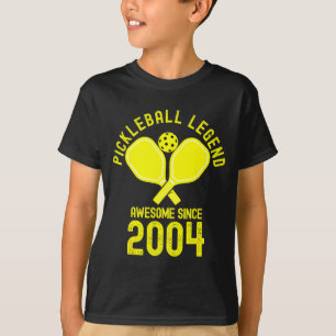 T-shirt Légende de pickleball génial depuis 2004 rétro 22è