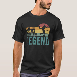 T-shirt Légende de pickleball Pickleball Pawpaw Pla de pic
