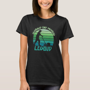 T-shirt Légende de tonte mari papa Humour Tonte de pelou