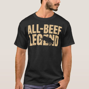 T-shirt Légende de tout boeuf amateurs de viande bovine cu