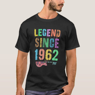 T-shirt LÉGENDE Depuis 1962 Awesome Rockstar 60E Anniversa