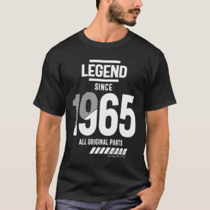 T-shirt Légende depuis 1965 - 57ème anniversaire