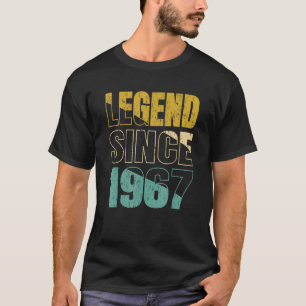 T-shirt Légende depuis 1967 Anniversaire légendaire depuis