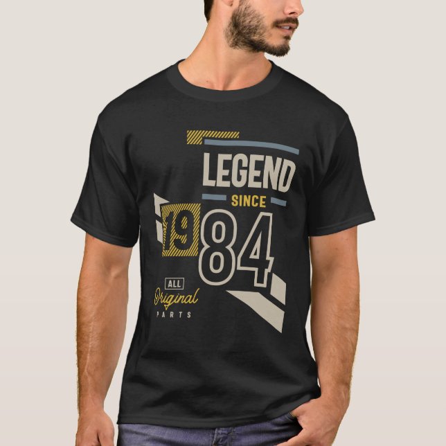 T-shirt Légende depuis 1984 39 anniversaire (Devant)