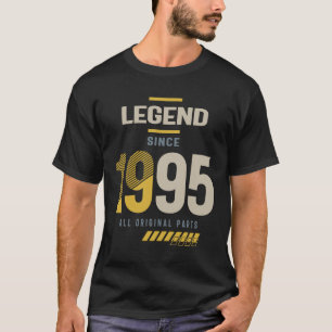 T-shirt Légende depuis 1995 28 anniversaire