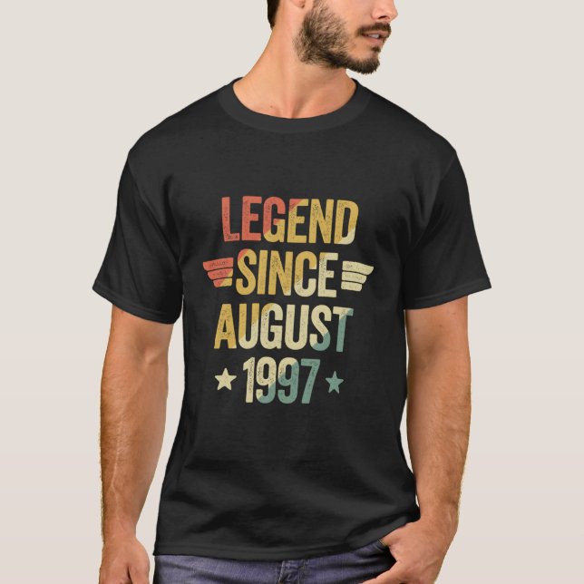 T-shirt Légende depuis 1997 août (Devant)