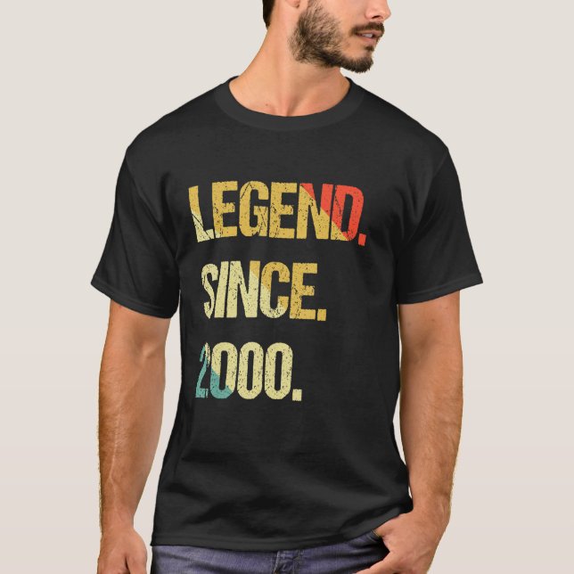 T-shirt Légende depuis 2000 (Devant)