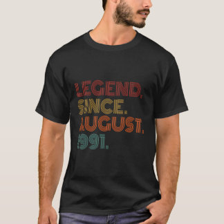 T-shirt Légende Depuis Août 1991 32E