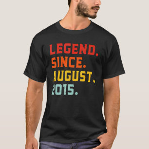 T-shirt Légende depuis août 2015 7 Ans Vintage 7ème B
