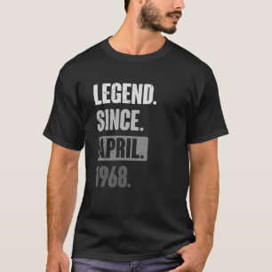 T-shirt Légende depuis avril 1968 Anniversaire 55ème Décor
