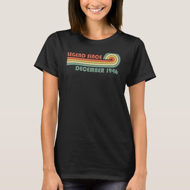 T-shirt Légende depuis décembre 1946 (Devant)